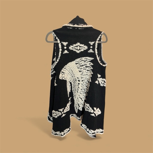 Ryan Michael Headdress Hankerchief Shawl Vest One Size Western Boho - Picture 5 of 6